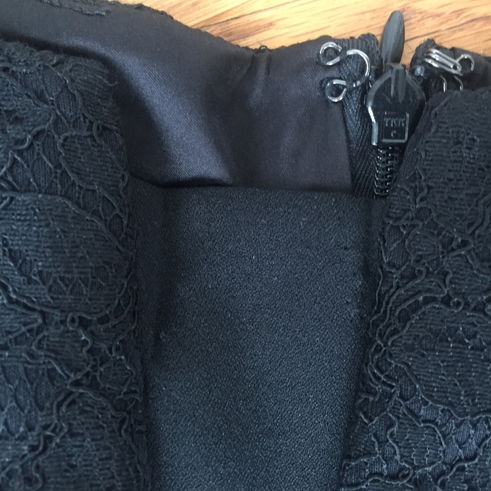 White House Black Market Lace Fit-And-Flare Dress - Picture 5 of 8